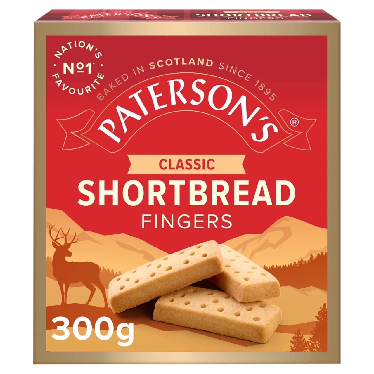 Paterson's Scottish Shortbread Fingers 300g